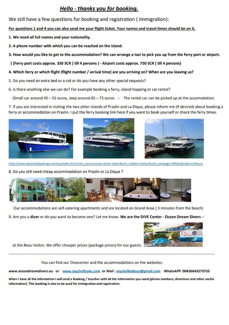 Josies Cottage Vịnh Beau Vallon Ngoại thất bức ảnh